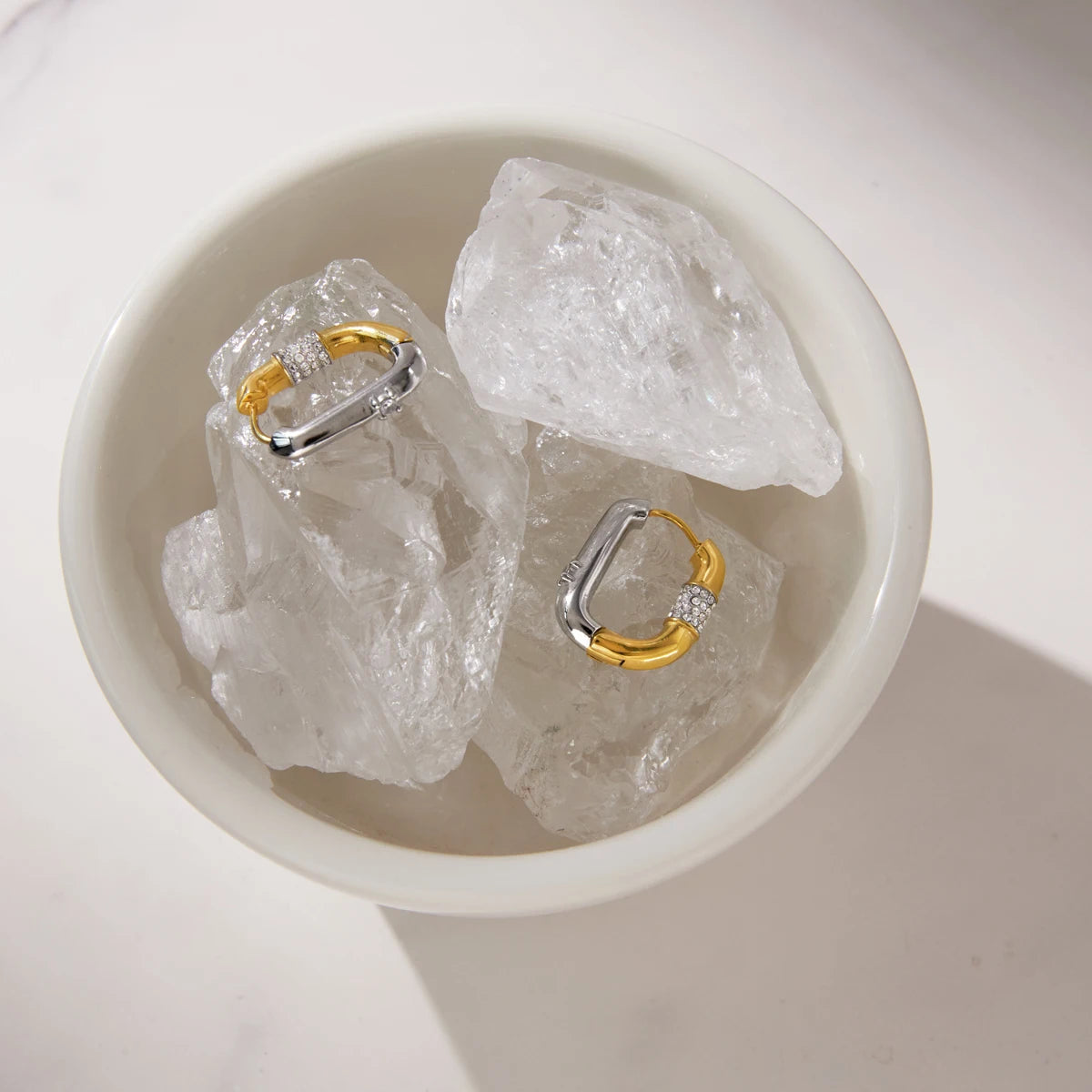 Classic Irregular Wide Hoop Earring