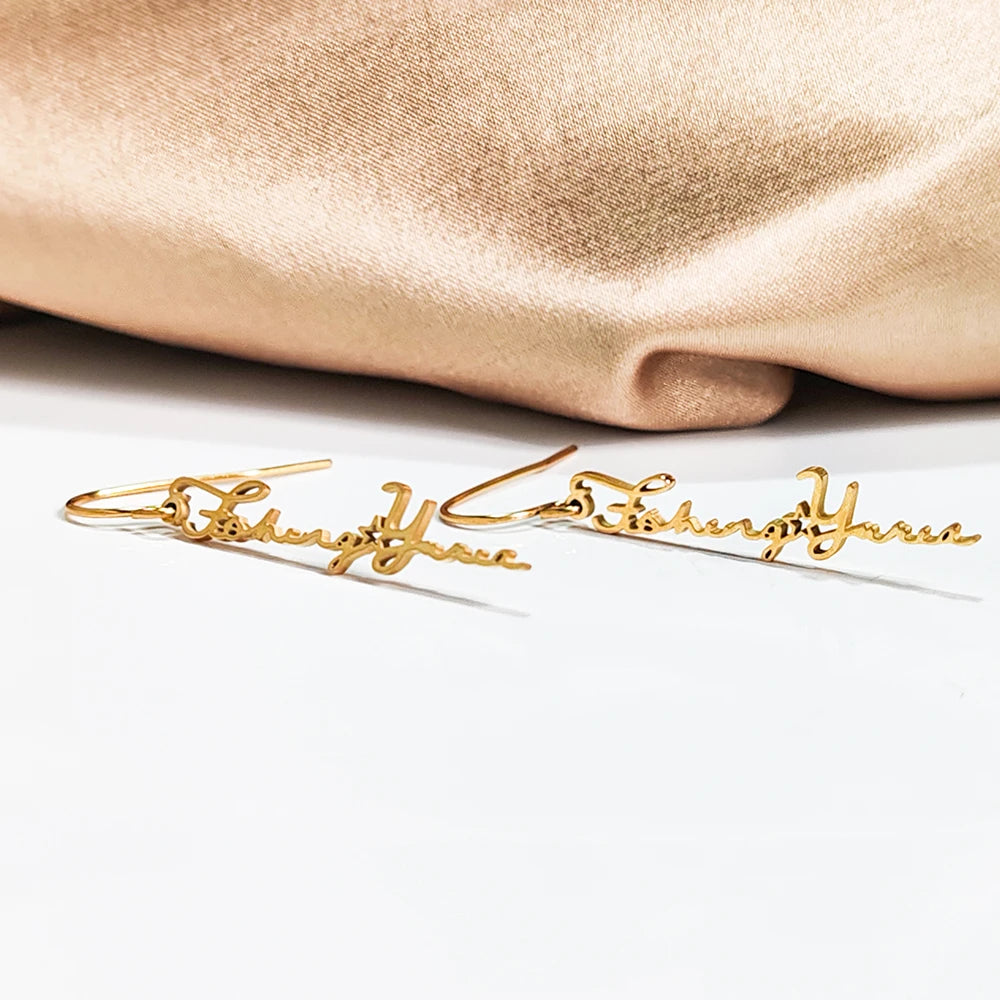 Personalized Name Earrings