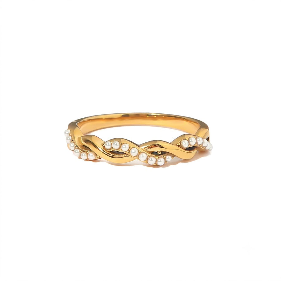 Pearl Twist Ring