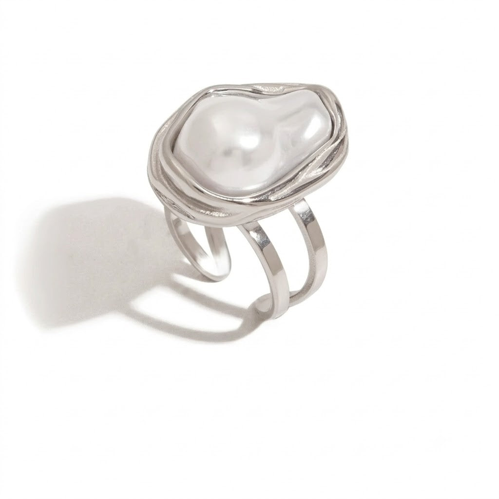 Zircon Open Solitaire Ring